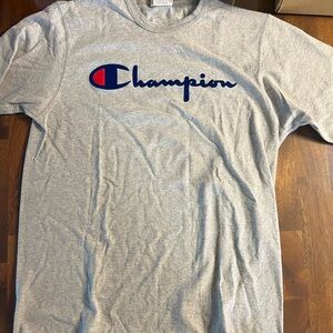 Champion Oxford Heather Gray Mens T-Shirt size large, Cotton, never worn
